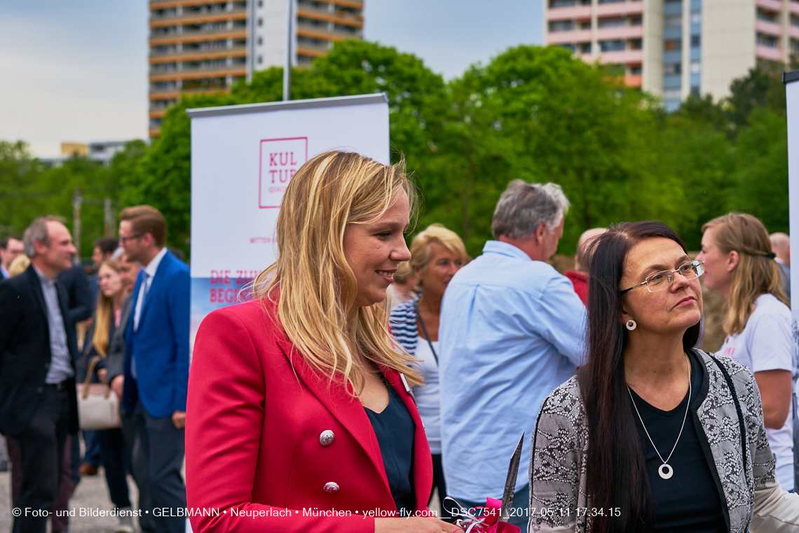 11. Mai 2017 - Grundsteinlegung für die LOGE und dem Kulturquadrat in Neuperlach